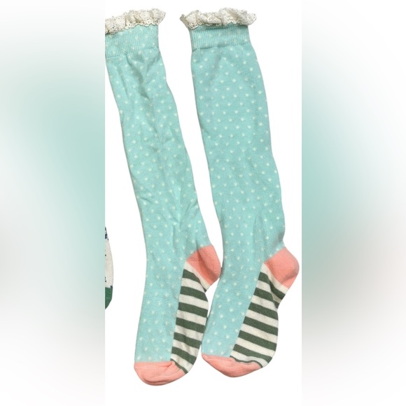 New without Tags MATILDA JANE GIRL'S MALENA DECORATED KNEE HIGH SOCKS Medium - Picture 5 of 6